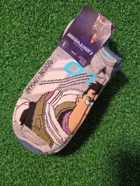 **Disney Lightyear Grey and Blue Kids Ankle Socks with Character Graphic 6 Pairs